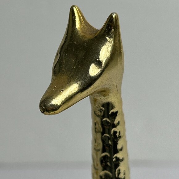 Vintage 1976 Avon Graceful Giraffe Perfume Bottle Lot | Full, Gold Neck - Picture 10 of 16